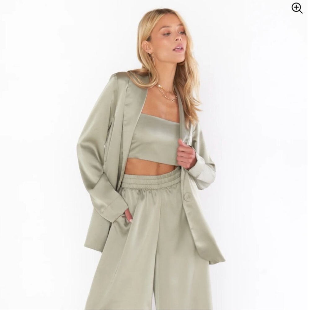 NWT Show me Your MuMu Felix Blazer in moss